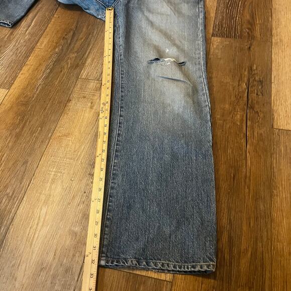 VTG 90s Unionbay Wide Leg Baggy Jeans Mens 34x32 Grunge Faded Skater Hong Kong - Picture 11 of 11